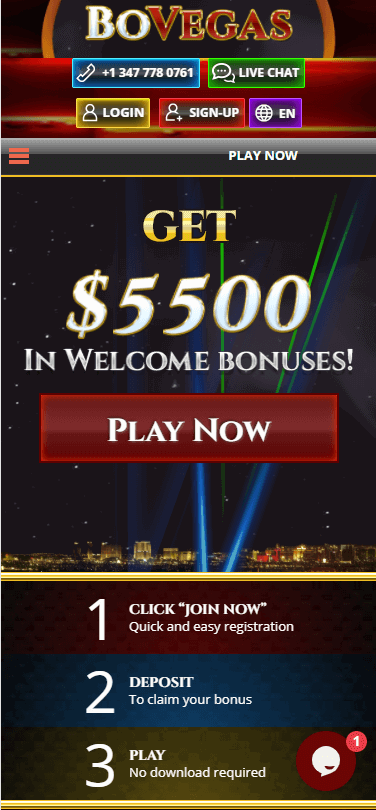 bovegas casino bonus