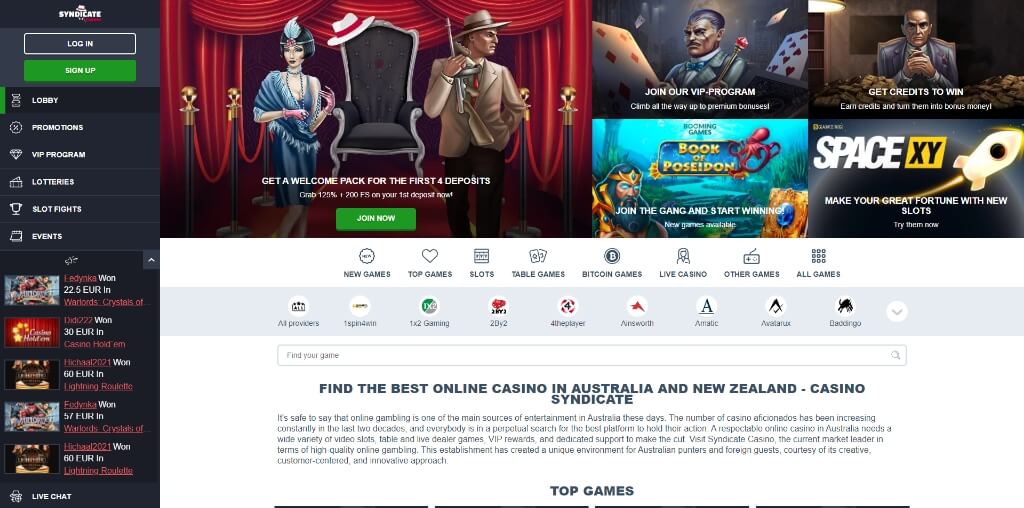 syndicate casino review